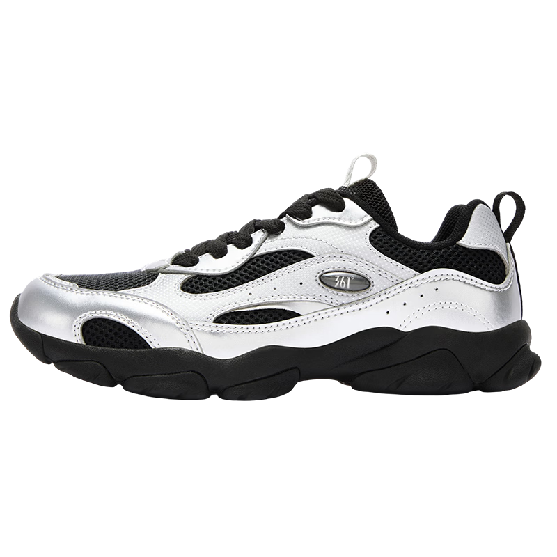 361° Women's Summer Thin-Soled Casual Shoes Breathable Mesh Sports Shoes Retro Dad Sneakers 682636763-3
