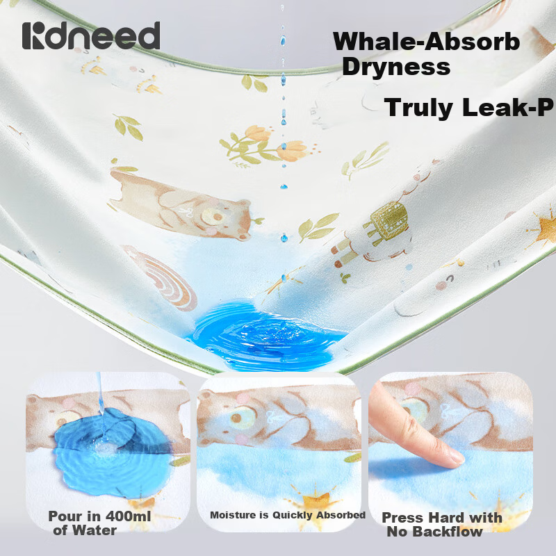 Kidsneed Baby Washable Waterproof Breathable Urine Pad 0-6 Months to 2 Years Large Size 70x100cm
