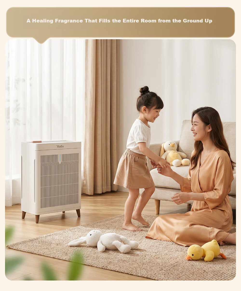 YADU Air Purifier Office Home Air Cleaner Formaldehyde and Smog Removal with Aromatherapy Box KJ320F-X1 10