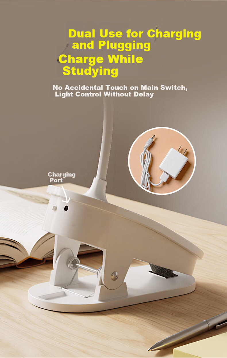 HP Pure Eye Protection Desk Lamp for Children and Students, Bedroom Bedside Lamp, Dormitory Study Reading Light 11