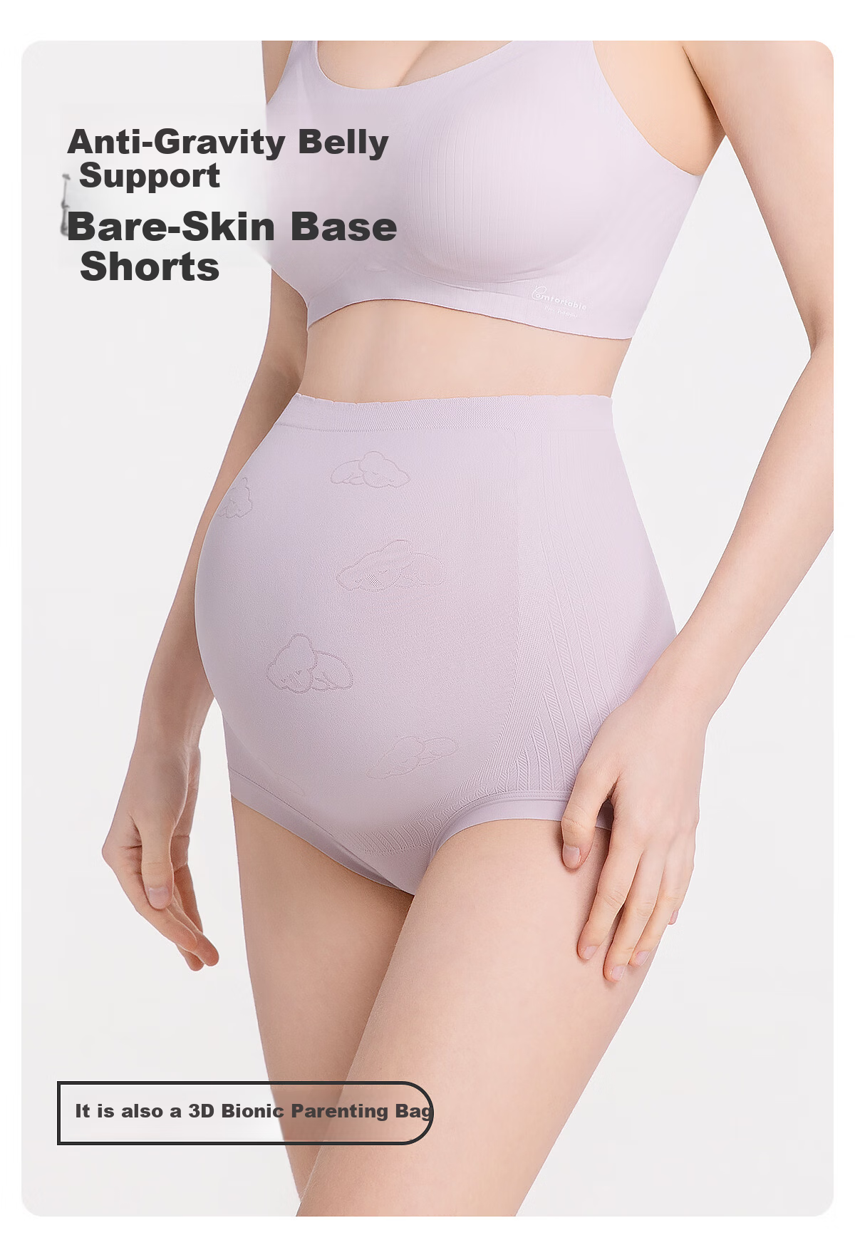 JOYNCLEON Maternity High-Waist Seamless Pregnancy Underwear 3-Pack XL Jnk198359 2