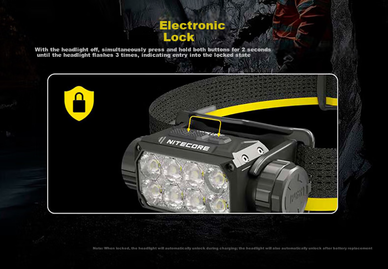 NITECORE HC75 UHE Focusable Headlamp High Brightness Long Battery Life Portable Rechargeable Outdoor Emergency Work Light 11