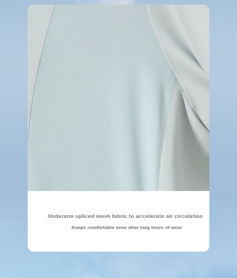 Erke Women's Knitted Sun Protection Jacket Summer Quick-Dry Ice Cooling Breathable UPF80+ Outdoor Sports Windbreaker 8