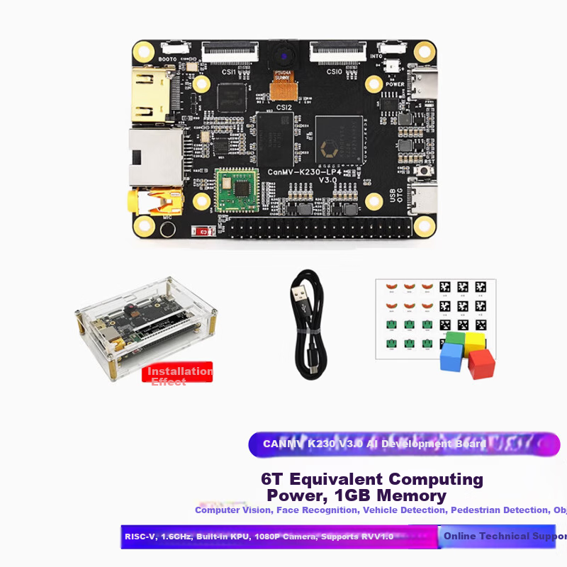 ChuangLeBo K230 Development Board CanMV K230 3.0 AI Development Board Vision Recognition Module Camera Artificial Intelligence