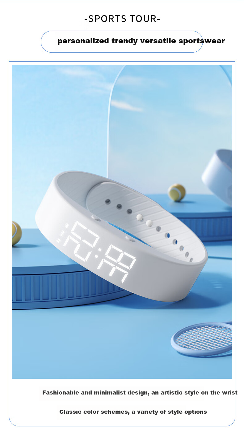Koshi Student Dedicated Junior High School Wake-up Alarm Vibration Children's Wristband Smartwatch for Middle and High School Girls Time Display 6