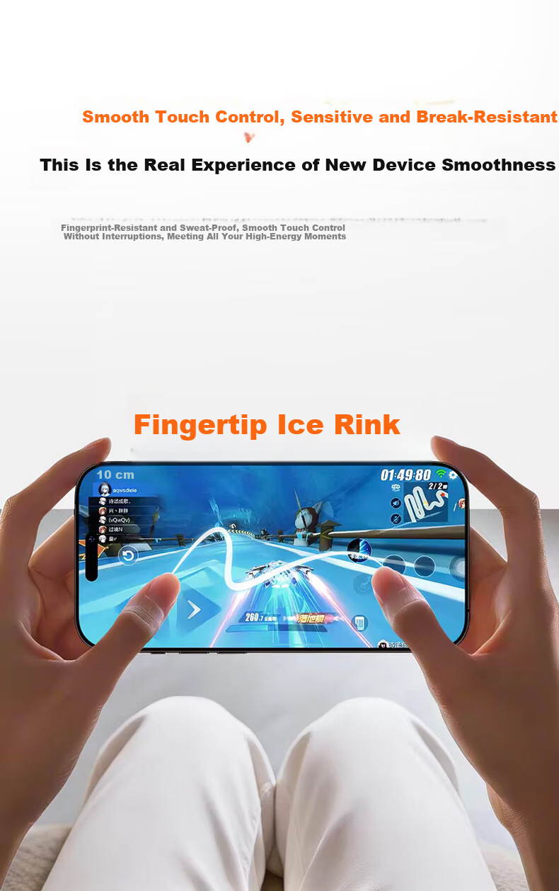 DIVI Borderless Screen Protector [AR Anti-Reflective | 2-Pack] for iPhone 17 Pro Max Tempered Glass Film, Apple 17 Pro Max Full-Coverage HD Anti-Fingerprint Drop-Resistant Screen Protector 13