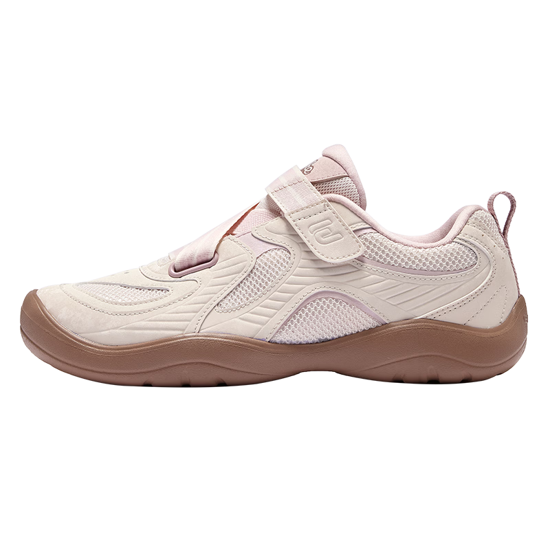 ERKE Women's Summer 2026 New Leather Mesh Breathable Casual Thin Sole Ballet Sneakers Sports Shoes | Xingmang