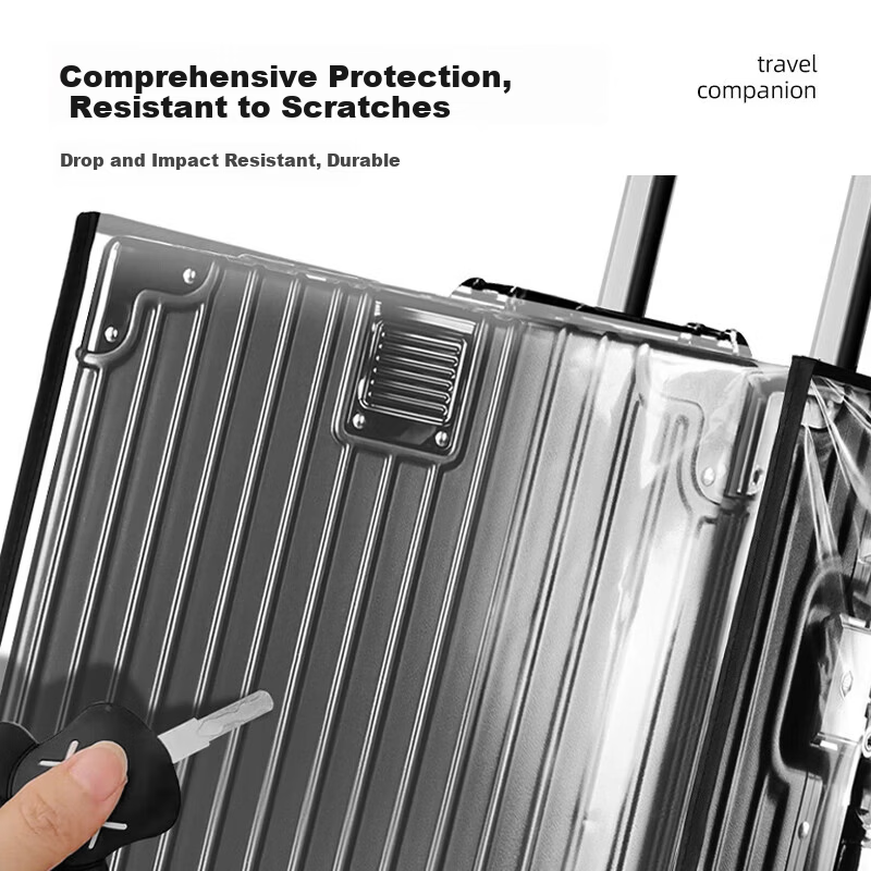 Liomirror Luggage Cover Thickened Wear-Resistant Water-Repellent Suitcase Protective Dust Cover 20 Inch