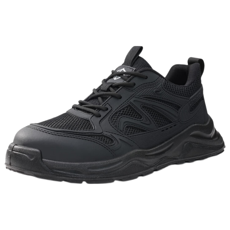 BlueOwl Shield Men's Summer Breathable Lightweight Anti-Smash Steel Toe Anti-Puncture Soft Sole Safety Work Construction Shoes D271 Size 38