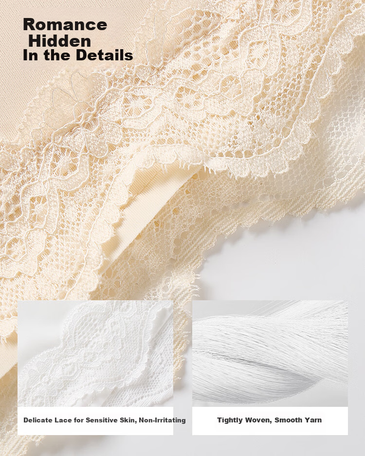 Herbal Original Ice Silk Bare Feeling Safety Shorts for Women Summer Thin Anti-Exposure Loose Lace Home Wear Leggings 11