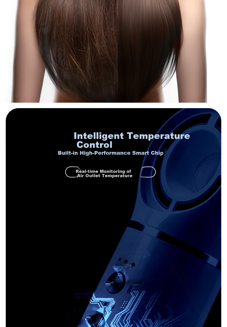 BAIR High-Speed Hair Dryer Fast Drying Home Use Negative Ion Hair Care Powerful Blow Dryer Birthday Gift T3 7