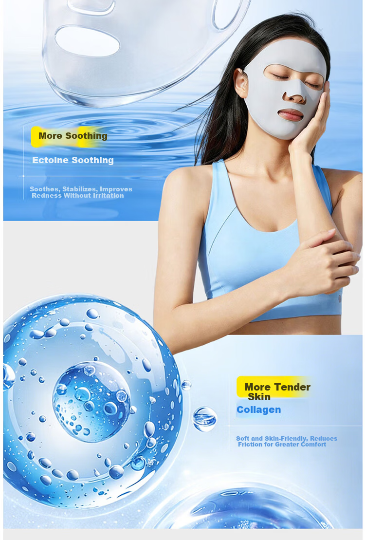 Dusenna Sunscreen Face Mask Unisex Ice Silk UV Protection 3D Sunshade Breathable Eye Protection for Running and Cycling 5