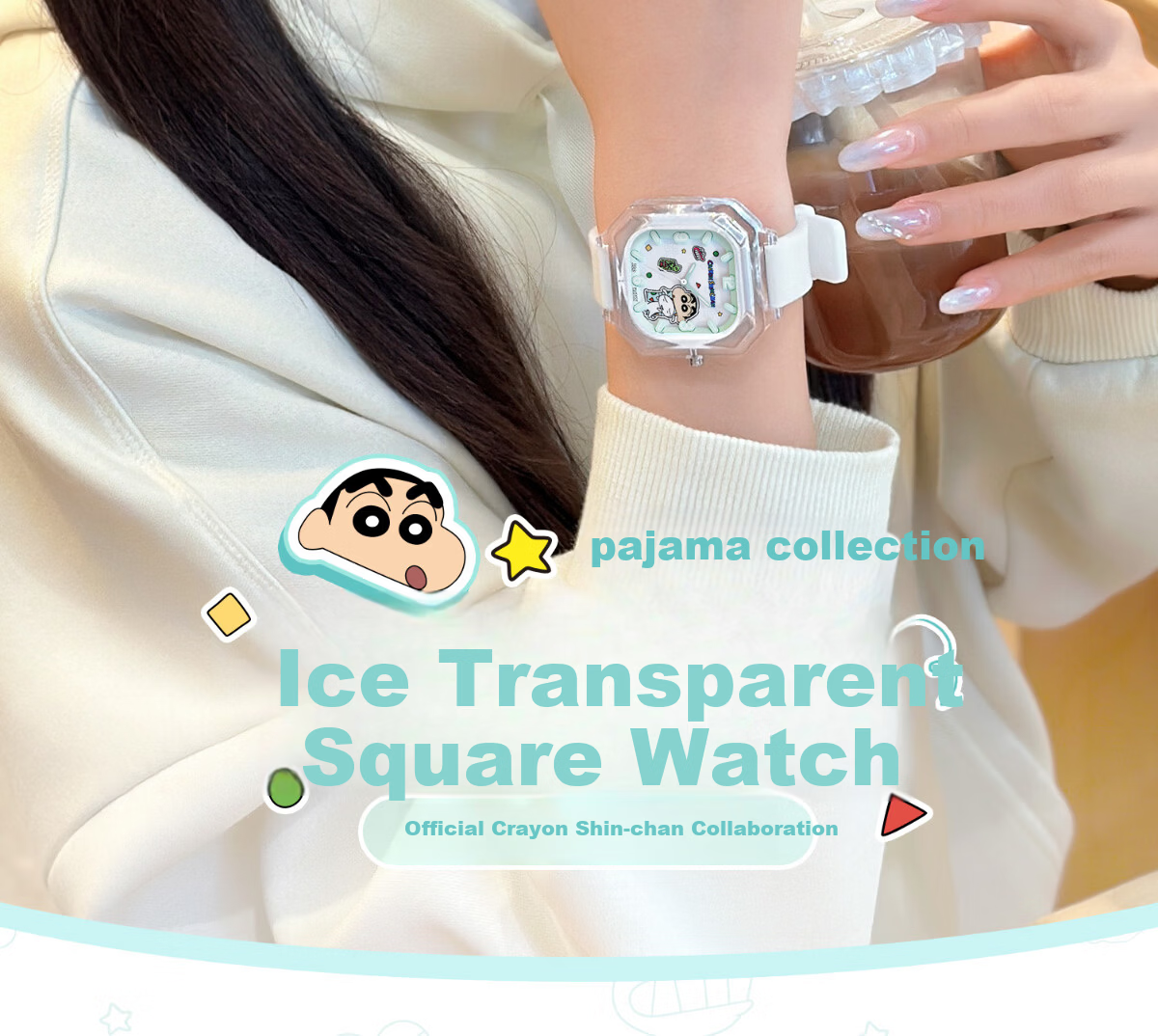 ZGO Sanrio Watch, Only Time-Telling, Girls' Student Watch, High School And Middle School Students' Children's Watch, Stylish Quartz Watch for Wome 1