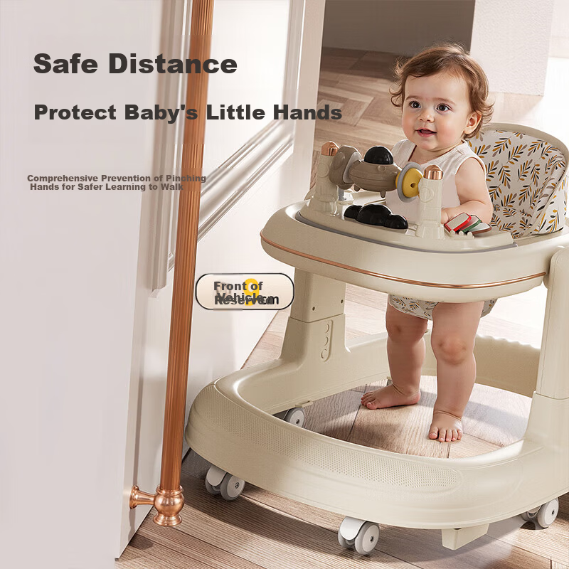 ANGI BABY Baby Walker 2026 Multifunctional Foldable Toddler Push Walker Birthday Gift Children's Day Gift