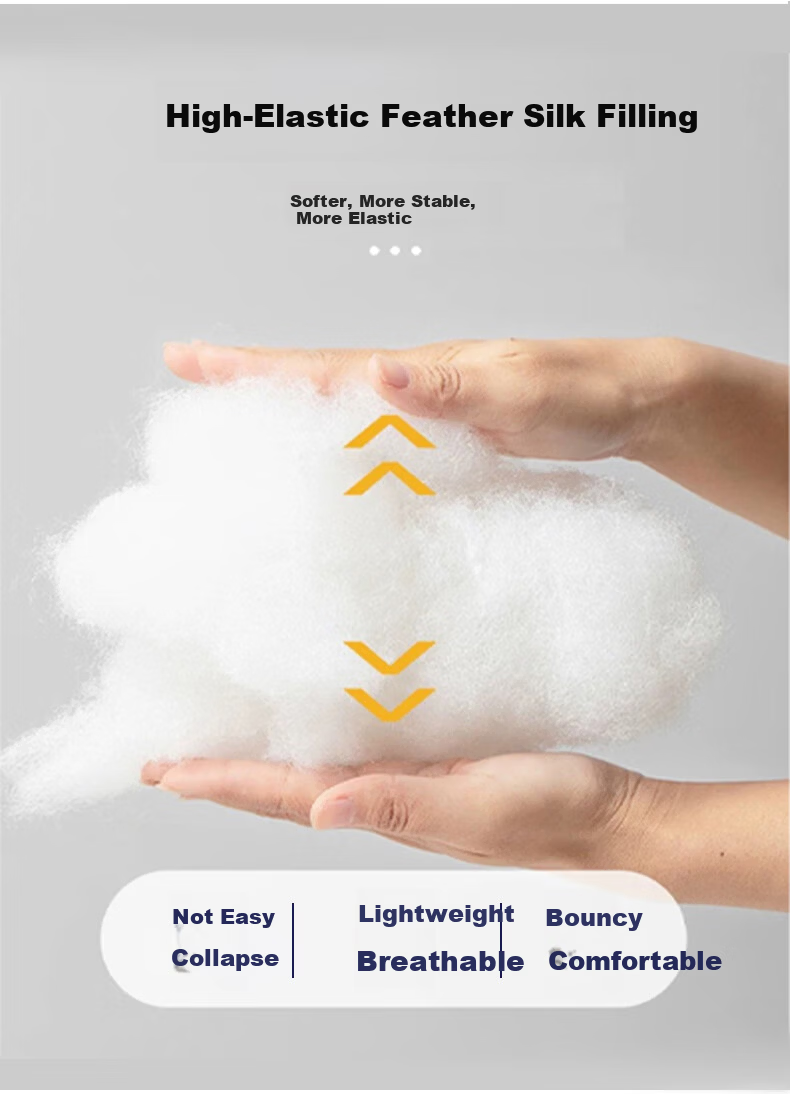 Hodo Class A Pillow, Cervical Support Pillow Core, Adult Cervical Pillow, Deep Sleep Pillow, SAP Pillow Core, 48*74cm High Pillow 7