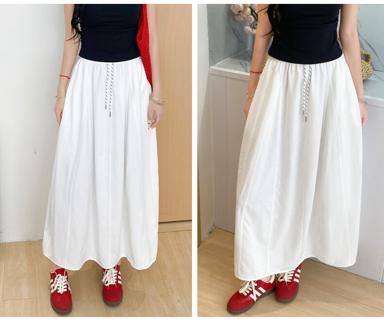 Xueqiman Yamamoto Workwear Women's Skirt 2026 Summer New Lightweight Quick-Dry Ice Silk Casual Skirt 13