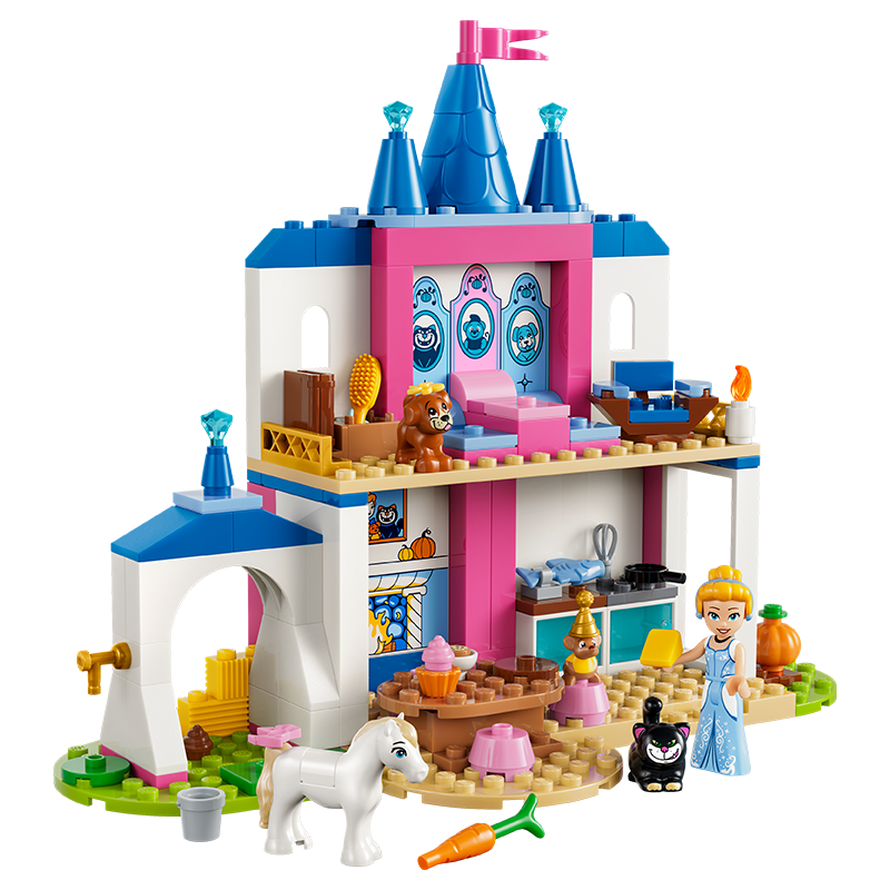 LEGO Disney 43283 Cinderella's Castle Building Blocks Kids Toy Birthday Gift Home Decor