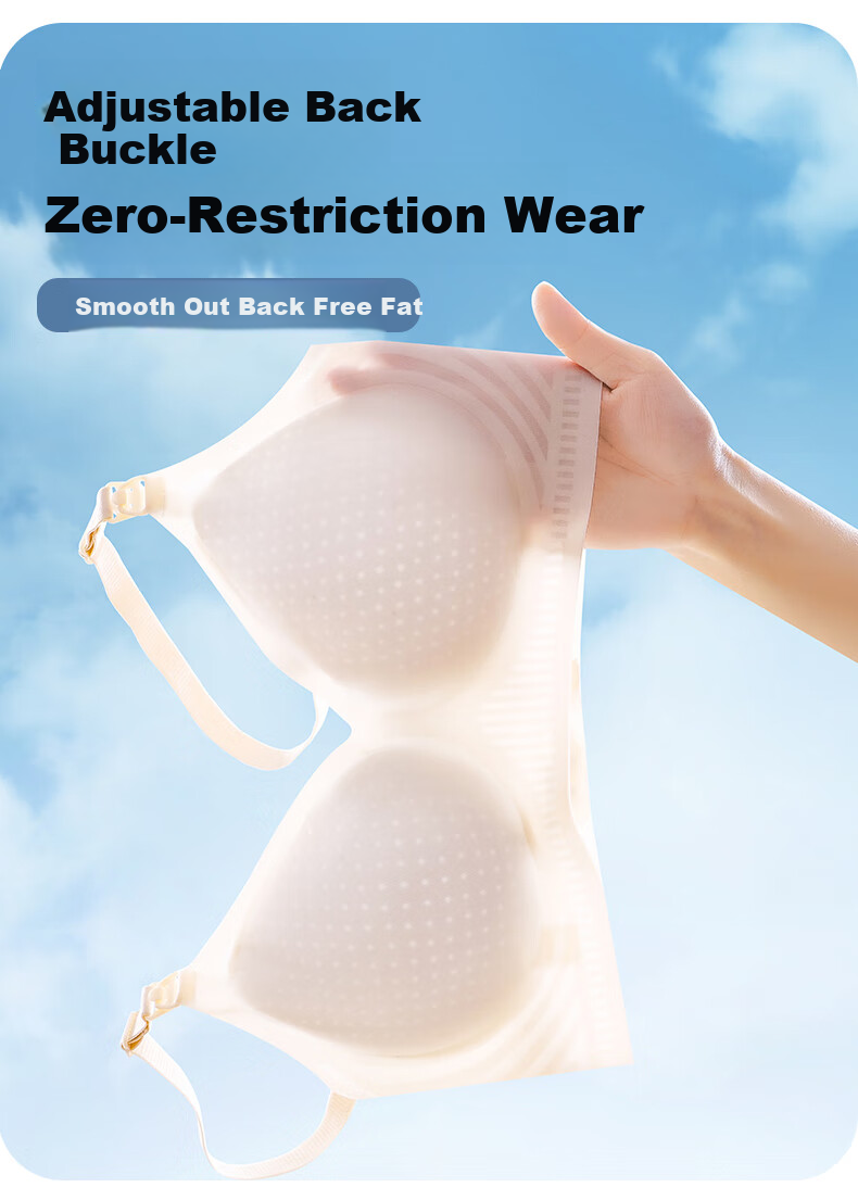 JOYNCLEON Maternity Nursing Bra Summer Thin Pregnant Women Breastfeeding Special Champagne XXL Jwx158828 8