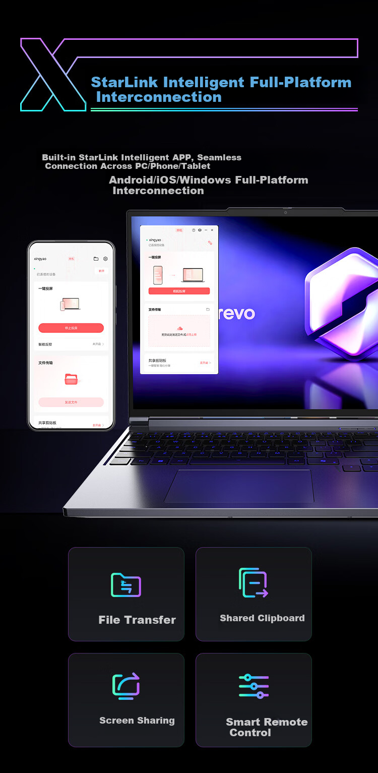 MECHREVO Aurora X 2026 Gaming Laptop (i7-13645HX, 16GB RAM, 512GB SSD, RTX 5060, 2.5K 180Hz Gray) 7