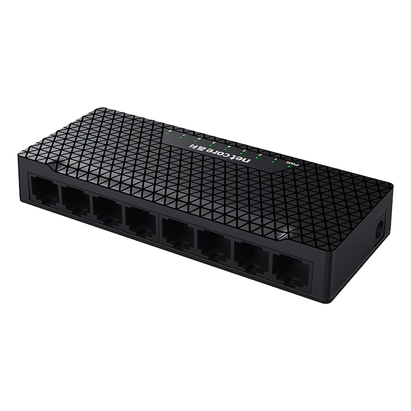 Netcore NS108A 8-Port 100Mbps Ethernet Switch Home Dorm Network Cable Switcher 8-Port Expander Splitter Surveillance Splitter HUB Hub