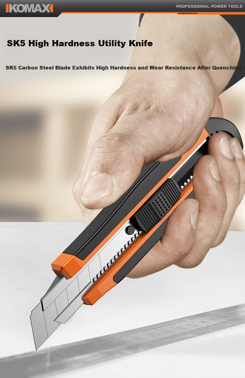 KOMAX 9-Piece Portable Toolbox Set Home Hardware Electrician Carpenter Repair Screwdriver Tool Kit 5