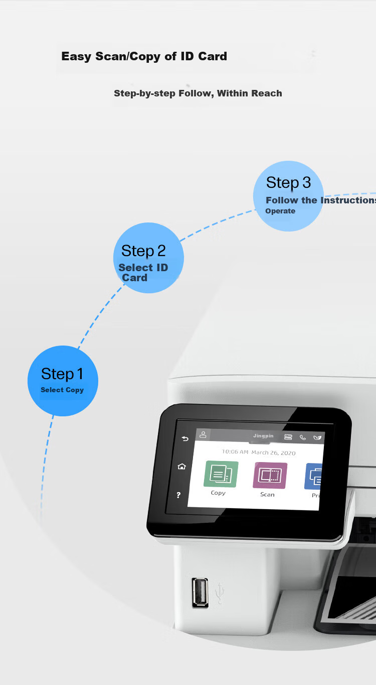 HP 3388sdw Color Laser Multifunction Printer Duplex Printing Continuous Copying Scanning All-in-One Smart Device 8