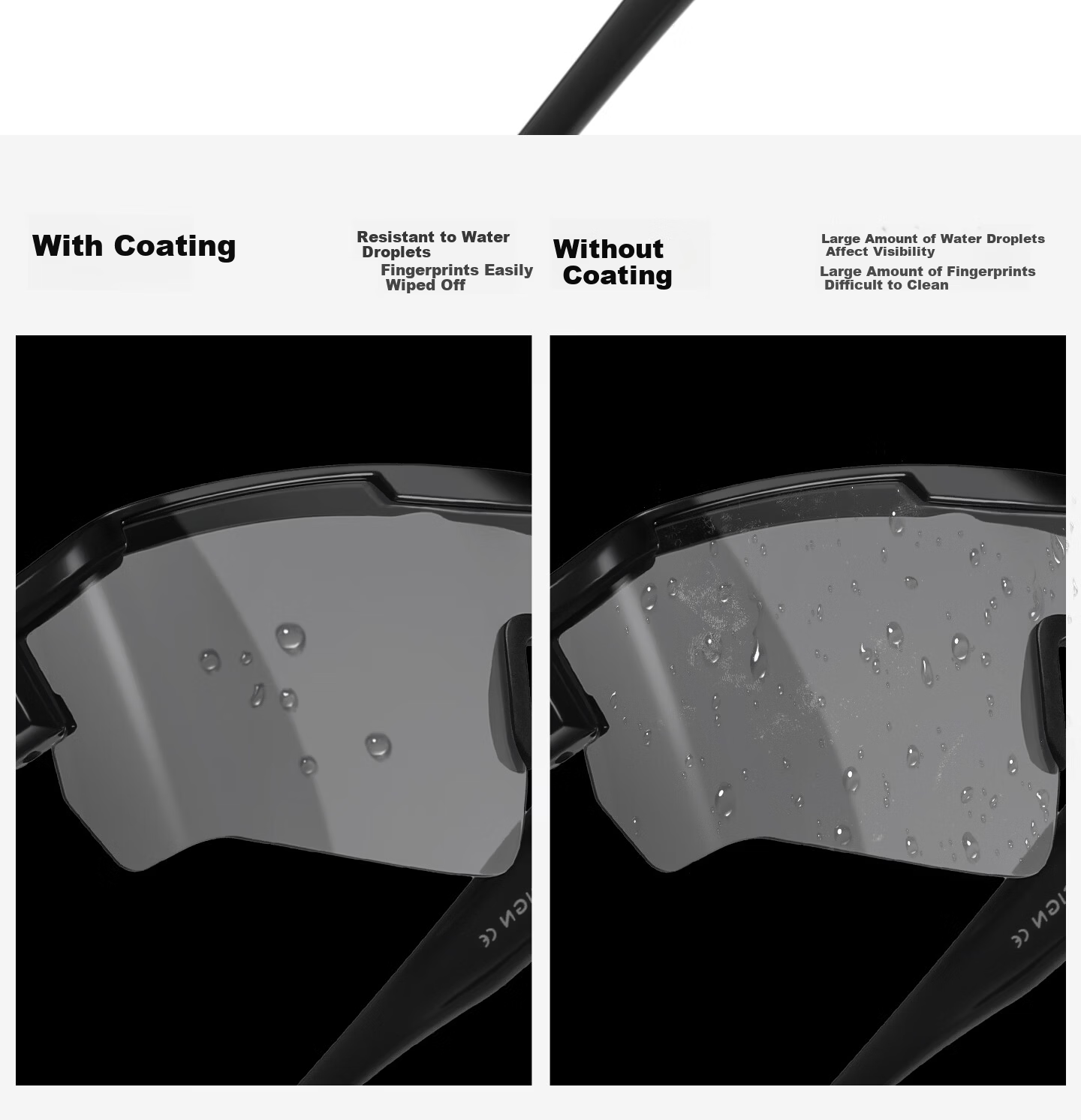 CAPONI Cycling Glasses Prescription Clip-On Day and Night Photochromic Outdoor Mountaineering Sports Protective Sunglasses Unisex 19