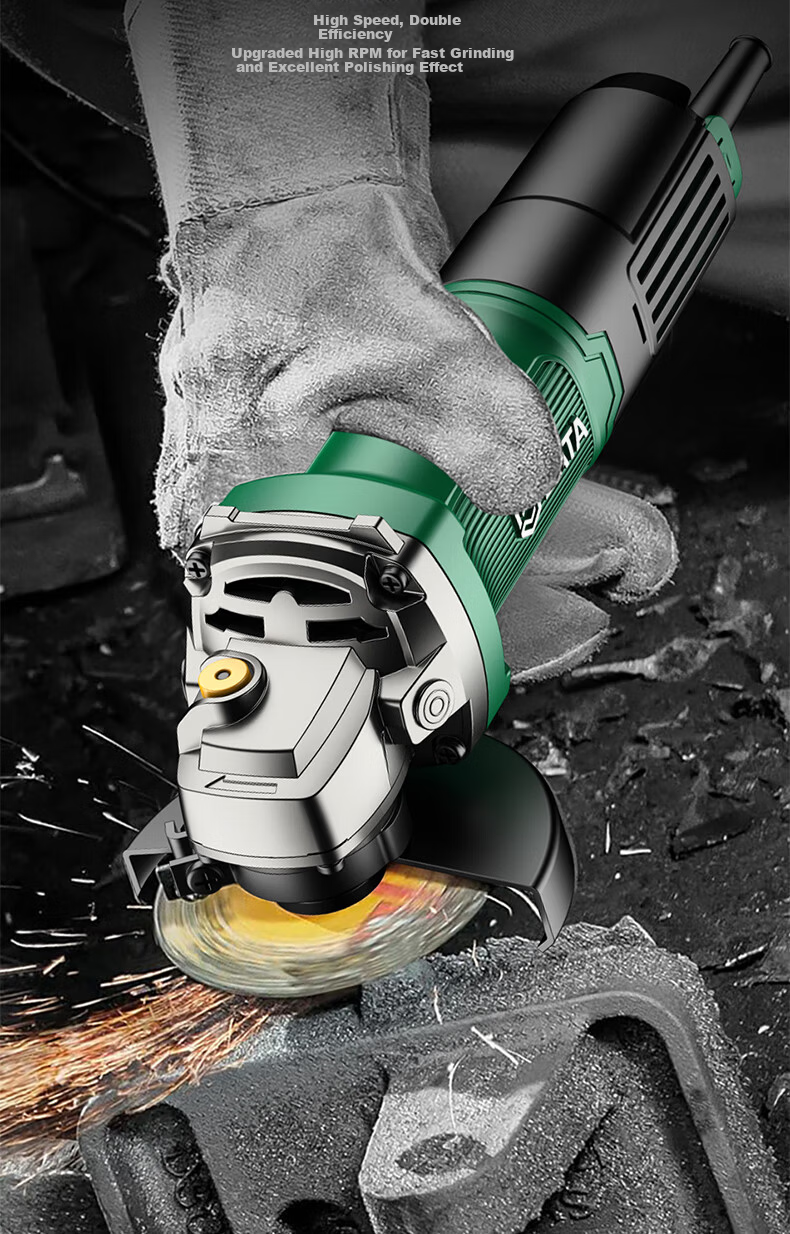 SATA Electric Angle Grinder Cutting Machine Household Polishing Hand Grinder Multifunctional D05724 Metal 14