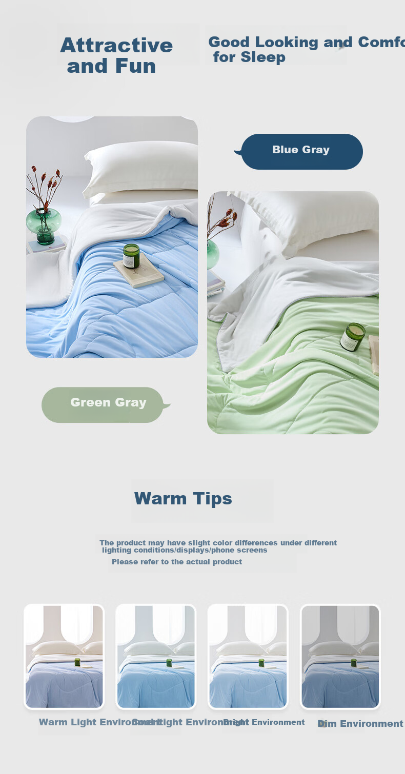 MUJI Class A Single Summer Cooling Quilt 100% Nylon Machine Washable Air Conditioning Quilt Cooling Summer Quilt Green Gray 200*200cm 12