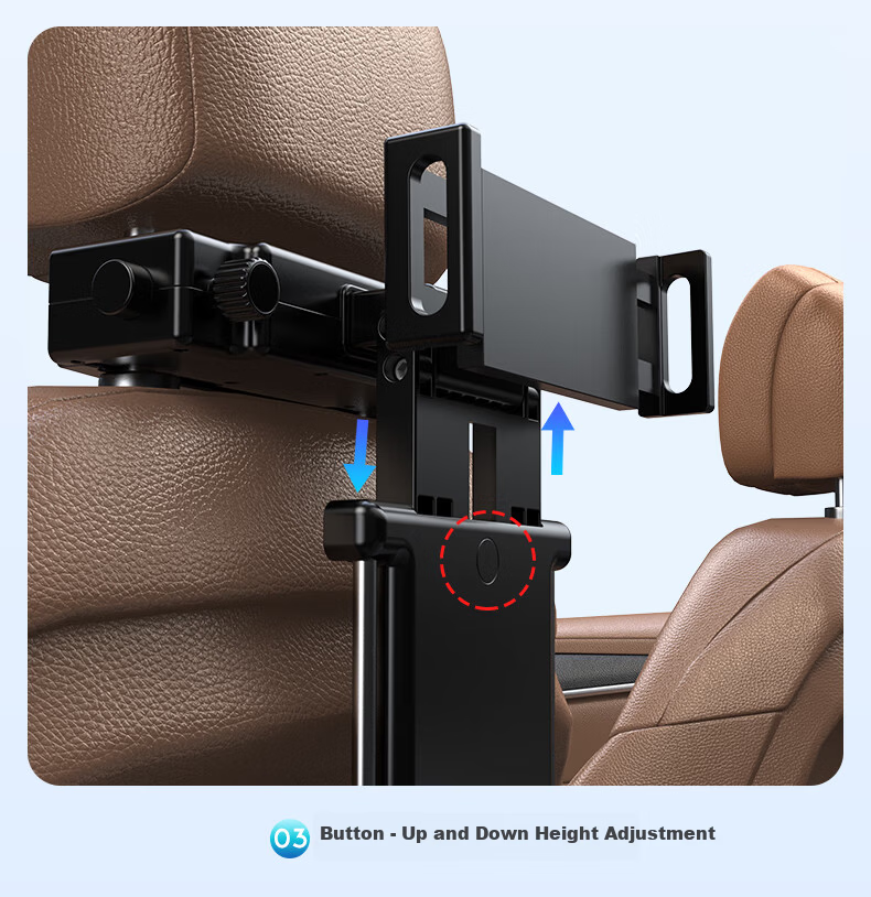 BIMLL Car Interior Small Folding Table Car Backseat Dining Table Vehicle Laptop Stand Desk 9