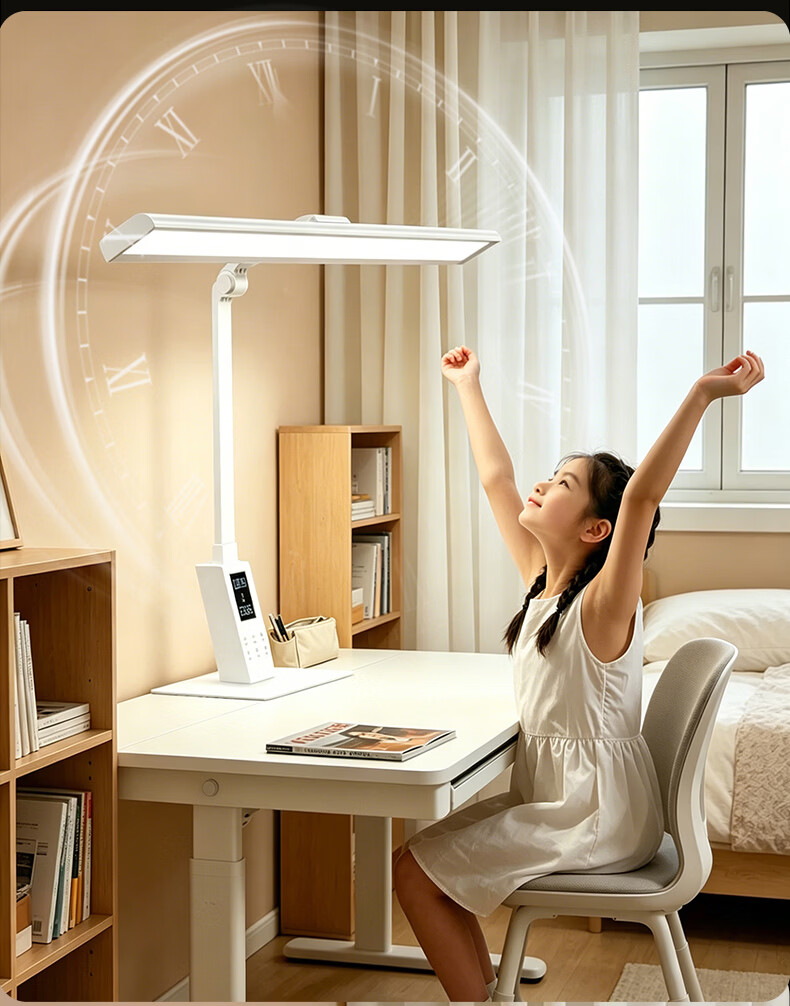 Boraol Eye Protection Desk Lamp Student Study Lamp Children's Reading Lamp Desk Office Writing Rechargeable Desk Lamp 17