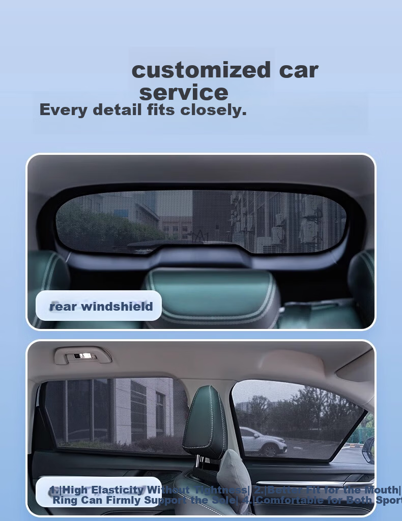 AUTOWOEL Car Sunshade Window Shade for Heat Insulation, 2026 New Model In-Car Privacy Curtain with Magnetic Sides for Babies And Infants 34
