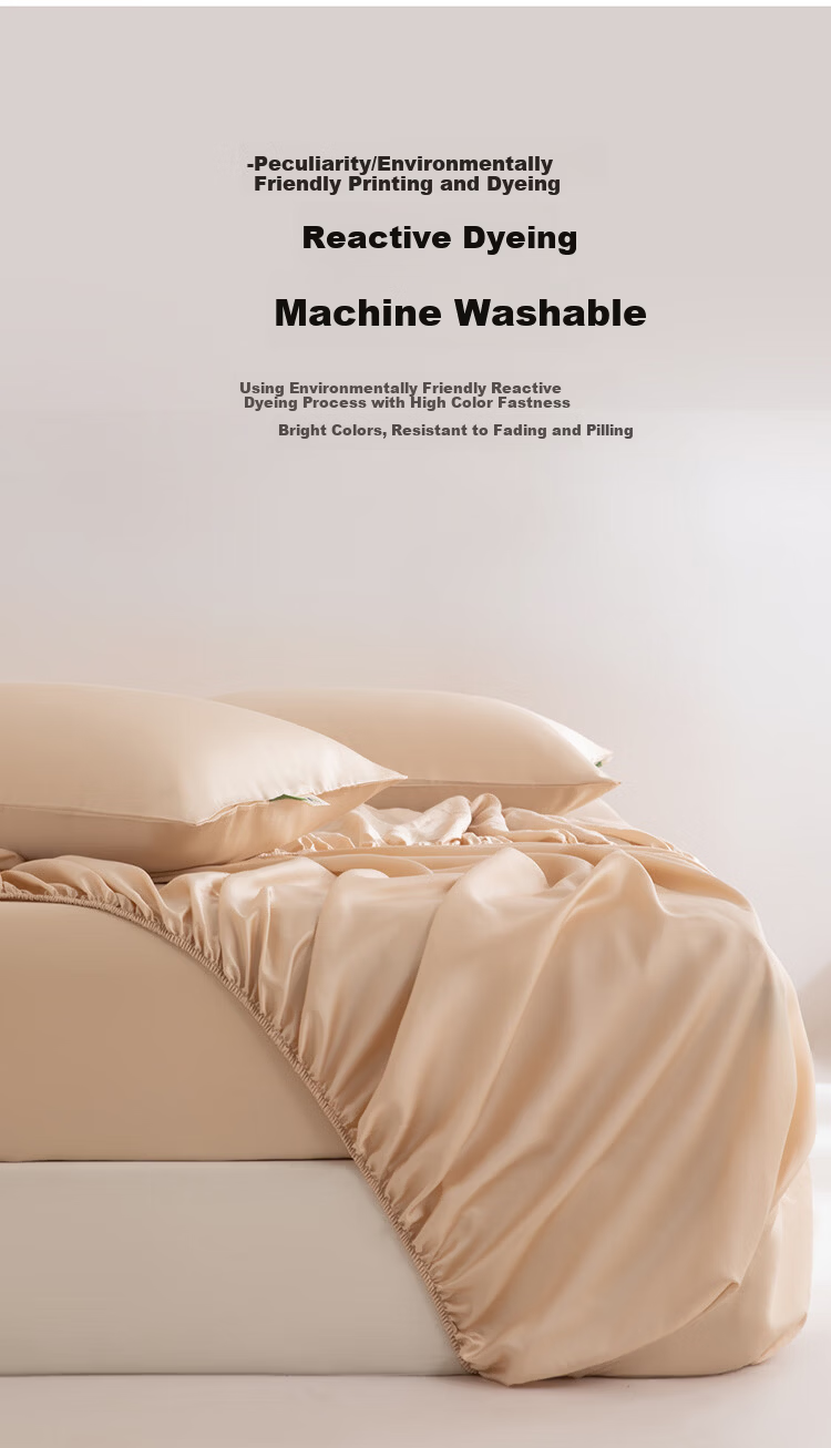MUJI Class A 60S Lyocell Cooling Ice Silk Fitted Sheet Mattress Protector Bed Cover Summer Silky Bed Sheet 1.8x2m 8