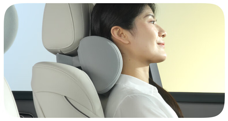 CICIDO Adjustable Car Headrest Neck Pillow Seat Cushion Premium Driver Lumbar Support Pad 5