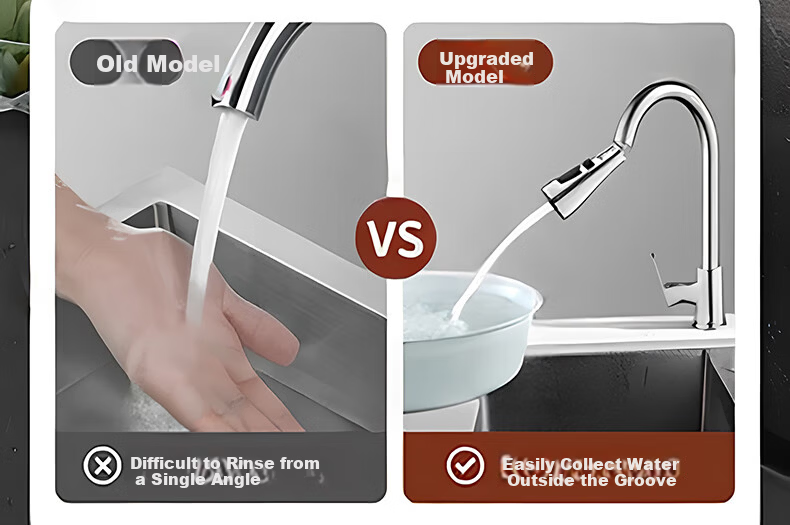 OLEWA Germany Kitchen Faucet Extender Splash Guard Rotatable Universal Spout Z669 11