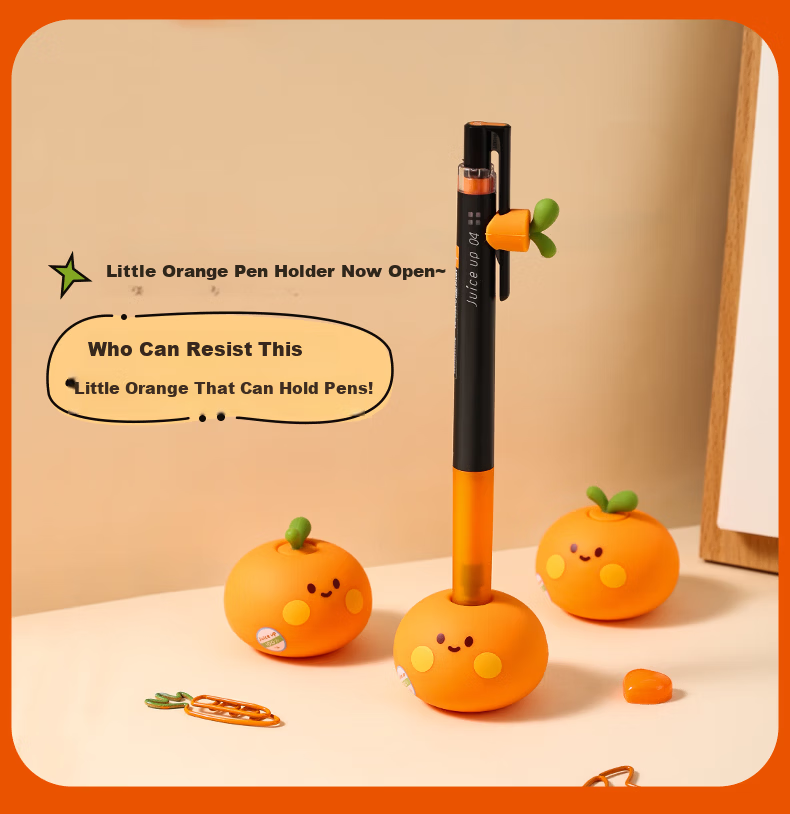 PILOT Free Gift - Full Orange Control Pen Holder 2