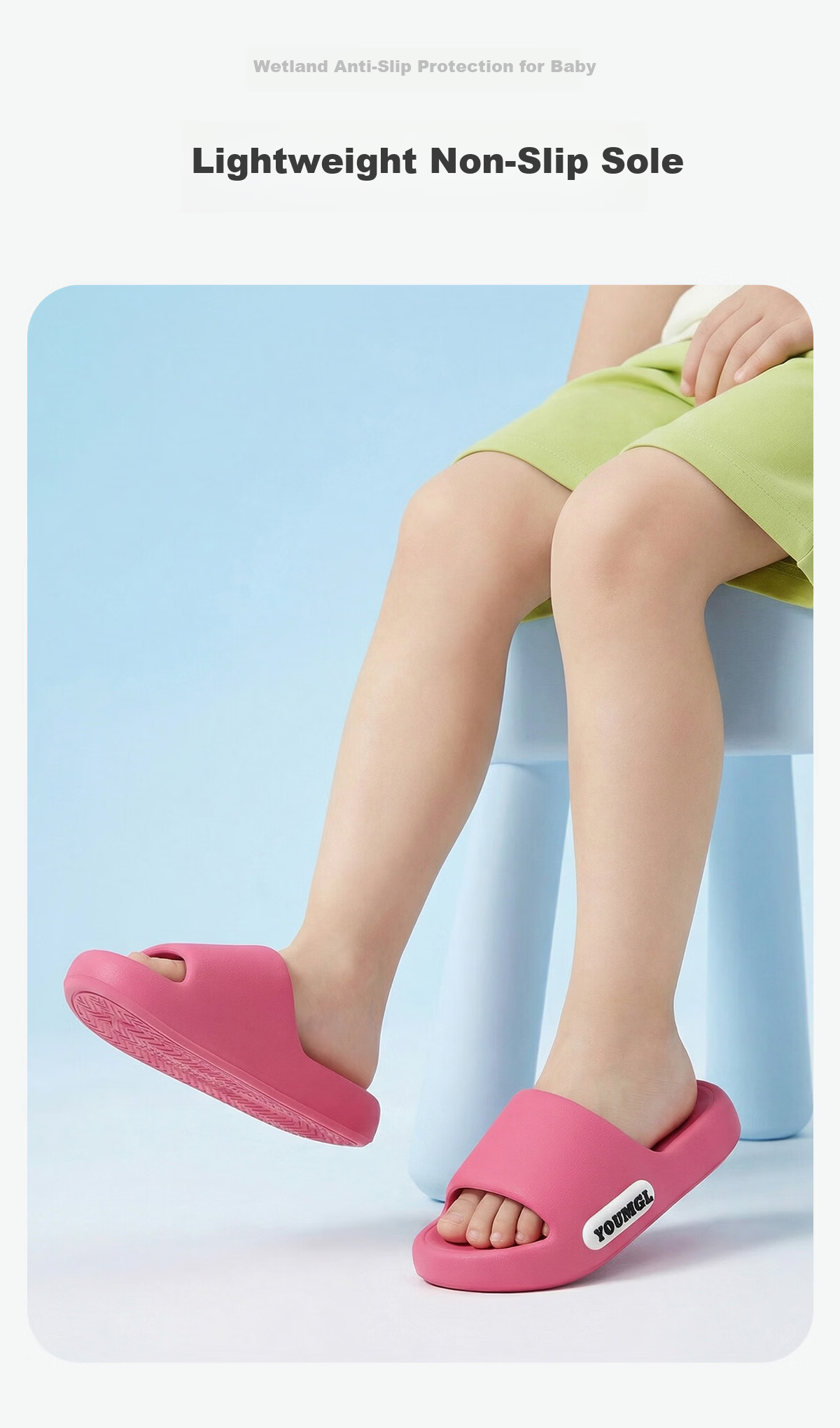 Runrouka Capybara Children's Slippers Girls Summer 2026 New Indoor Home Non-Slip Thick Sole Sandals Boys 9