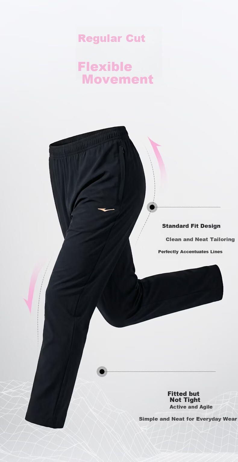 ERKE Women's Sports Cropped Pants Summer Water-Repellent Ice-Cooling Sun-Protective Straight Casual Slim Solid Color Pants 6