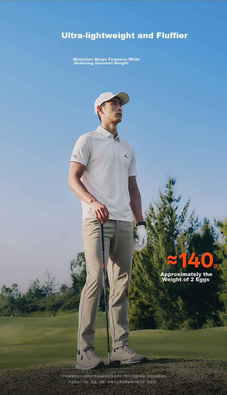 Biyinlefen [Ultra Light T] 2026 Spring Summer New Men's Casual Commuter Outdoor Lightweight Sun Protection Quick-Dry Short Sleeve Polo Shirt 3