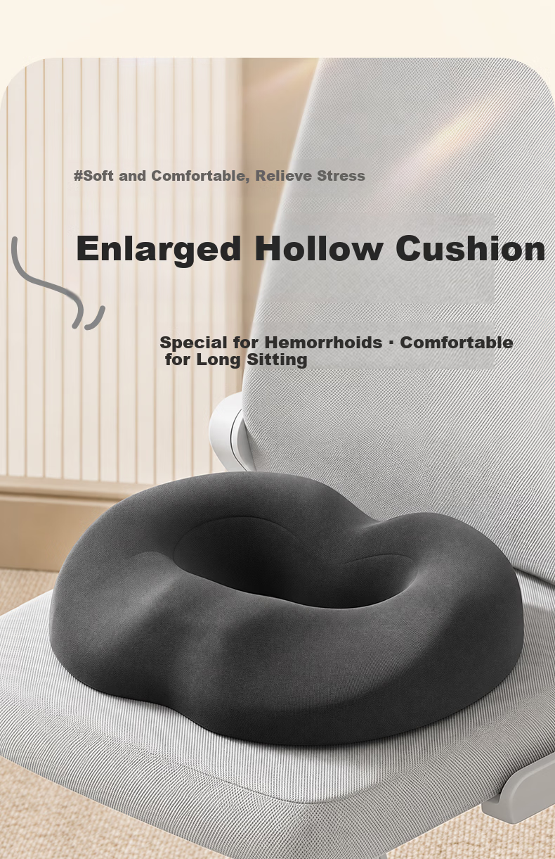 Zhiguozhe Hemorrhoid Cushion Hollow Post-Anal Fistula Surgery Special Perianal Abscess Coccyx Decompression Long Sitting Pain Relief Anti-Bedsore Cushion 2