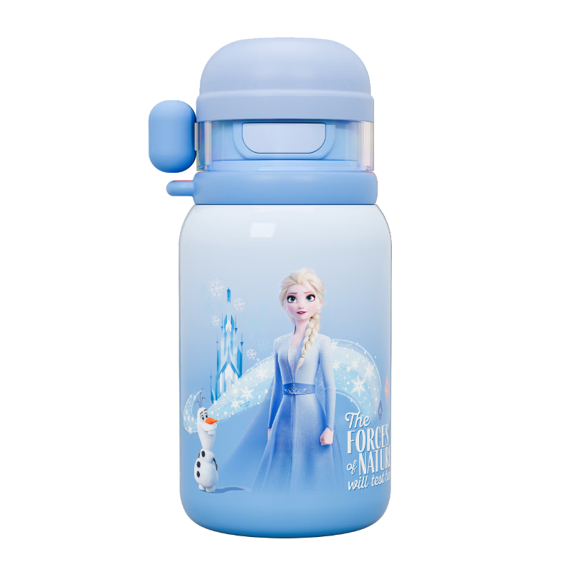 Disney Kids Water Bottle Food Grade 316L Stainless Steel Insulated Straw Cup for Elementary School and Kindergarten
