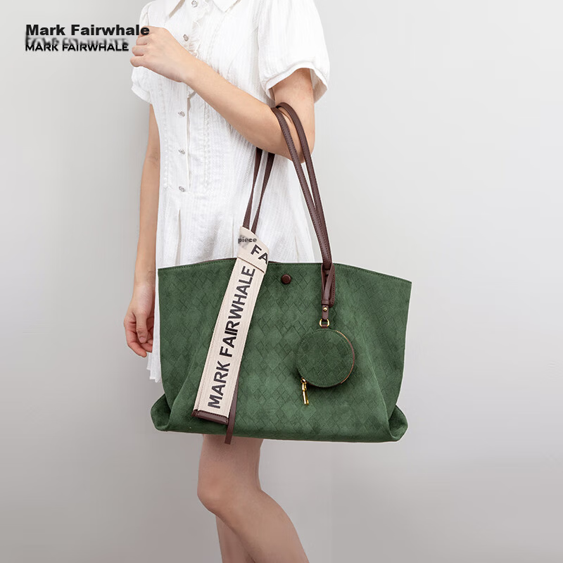 Mark Fairwhale New Large Capacity Tote Bag for Women Commuter Shoulder Handbag Versatile Birthday Gift