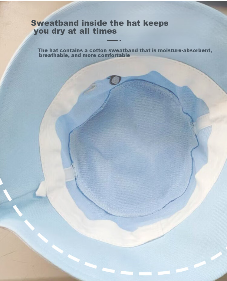 9i9 Baby Summer Mesh Fisherman Hat Sun Protection Breathable Bucket Hat for 0-2 Years A160 Blue 12