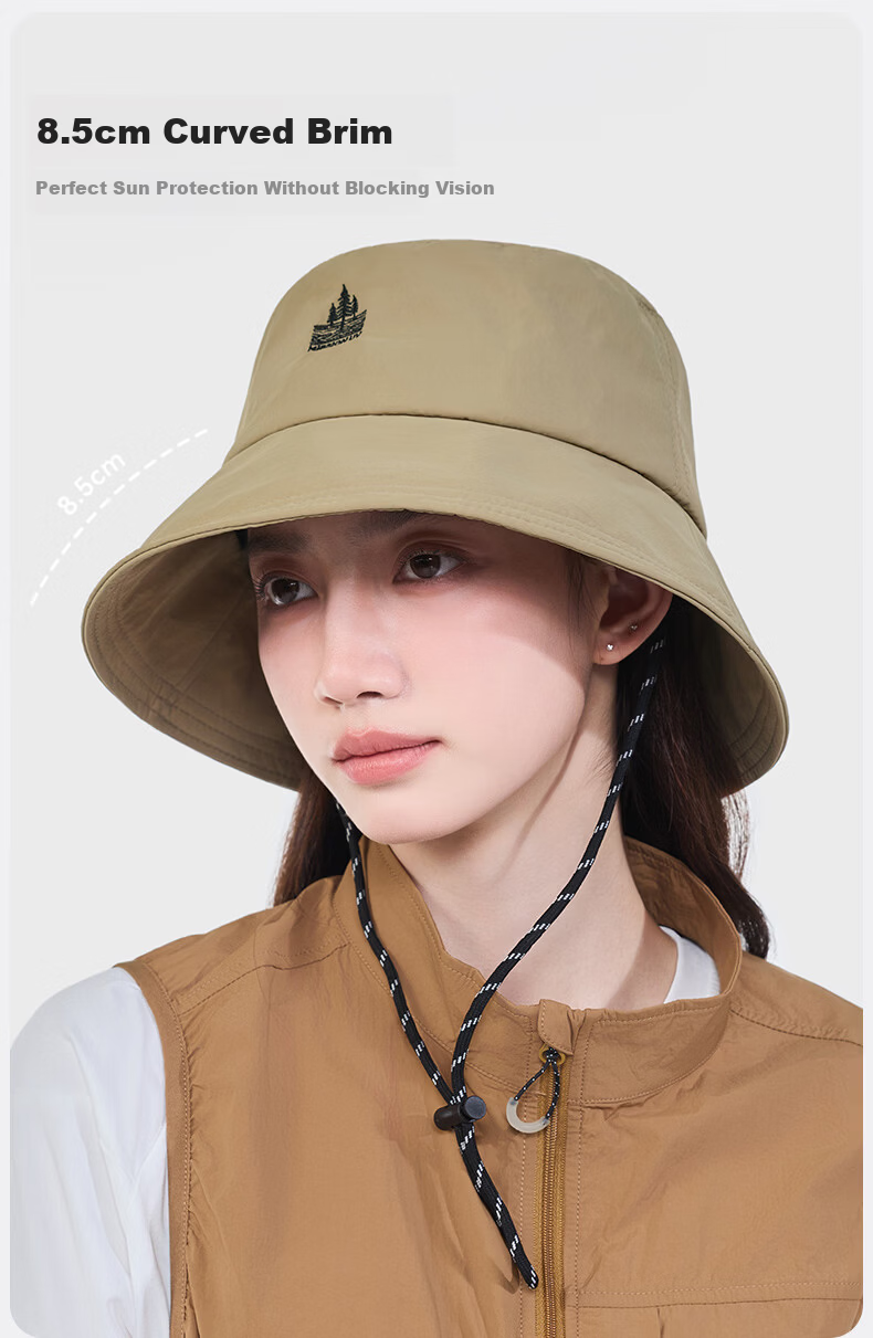 MISSION UV Sun Protection Hat for Women Summer Outdoor Hiking Sunshade Fisherman Hat Face Cover UV Protection Cap 1