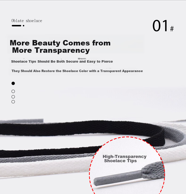 Huabaochi Flat Shoelaces White Black Unisex Small White Shoes Shoelaces for Sports Basketball Casual Shoes with Shell Tips 6