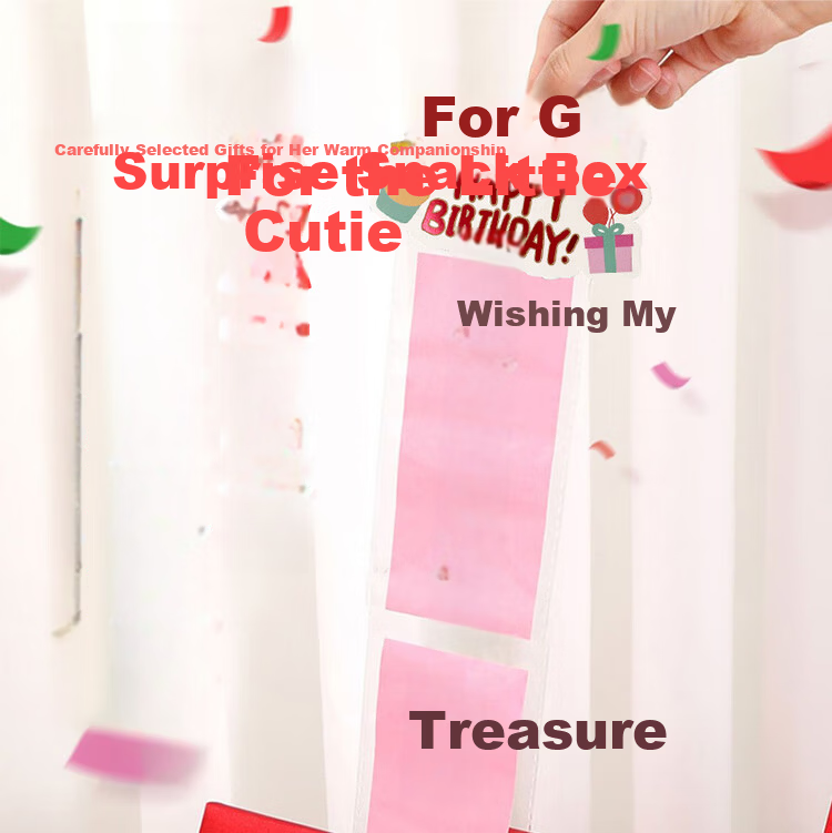Extreme Space Surprise Box Birthday Gift Explosion Box Confession Tool Anniversary Surprise Red Baby Edition 1