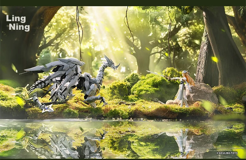 Sulink Model Toys Odo Lifeform Dragon Heart 1/6 Mecha Girl Daylight Meteor Domestic Assembly Model 16
