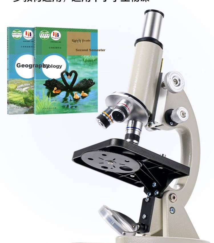 Deli Biological Microscope, Elementary School Science Experiment Textbook Style, 640X Children's Toy Gift 5
