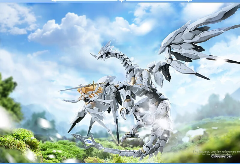 Sulink Model Toys Odo Lifeform Dragon Heart 1/6 Mecha Girl Daylight Meteor Domestic Assembly Model 22