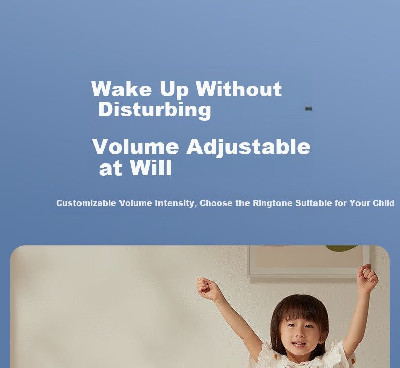 Qite Smart Alarm Clock Multifunctional 2026 New Student Wake-Up Device Temperature Display Snooze Electronic Desktop Clock Gift for Middle and High School Students Children's Day 5